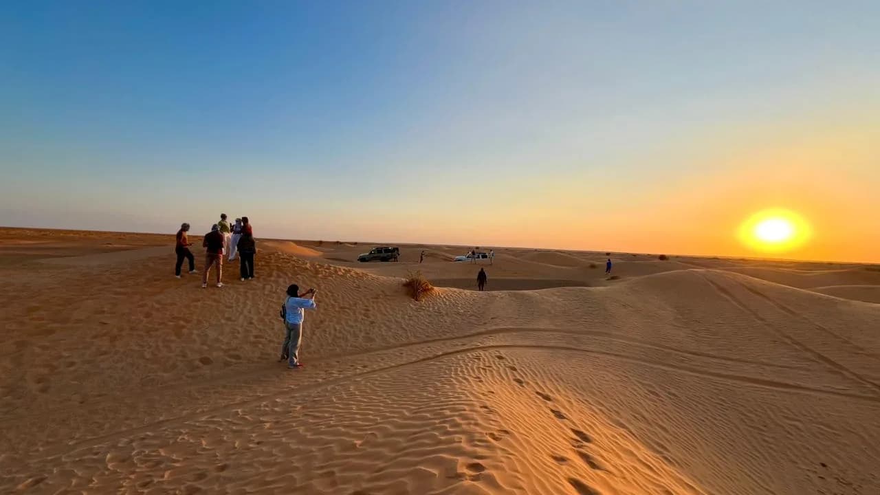 Coucher de Soleil dans les Dunes 17